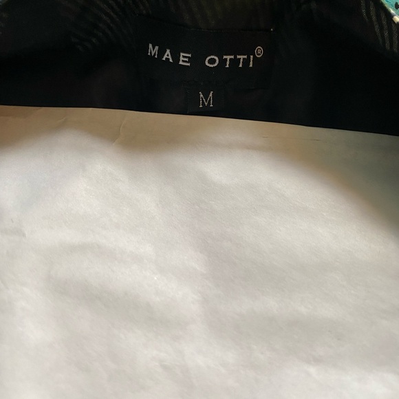 Red and Yellow Long Sleeve A-Line Dress for Work - Picture 6 of 6